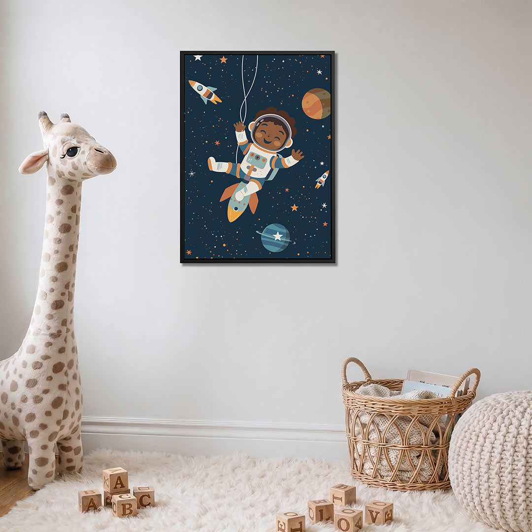 Vrolijke ruimte avontuur Kunstwerk