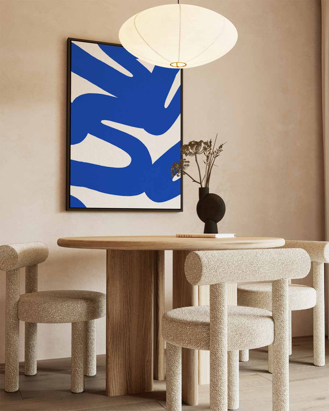 Blauwe Golven Kunstwerk-canvas-dibond-plexiglas-wanddecoratie-WallArtistic