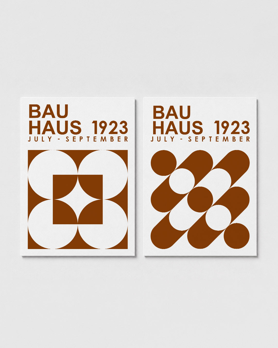 Vormen en vlakkenspel Posterset