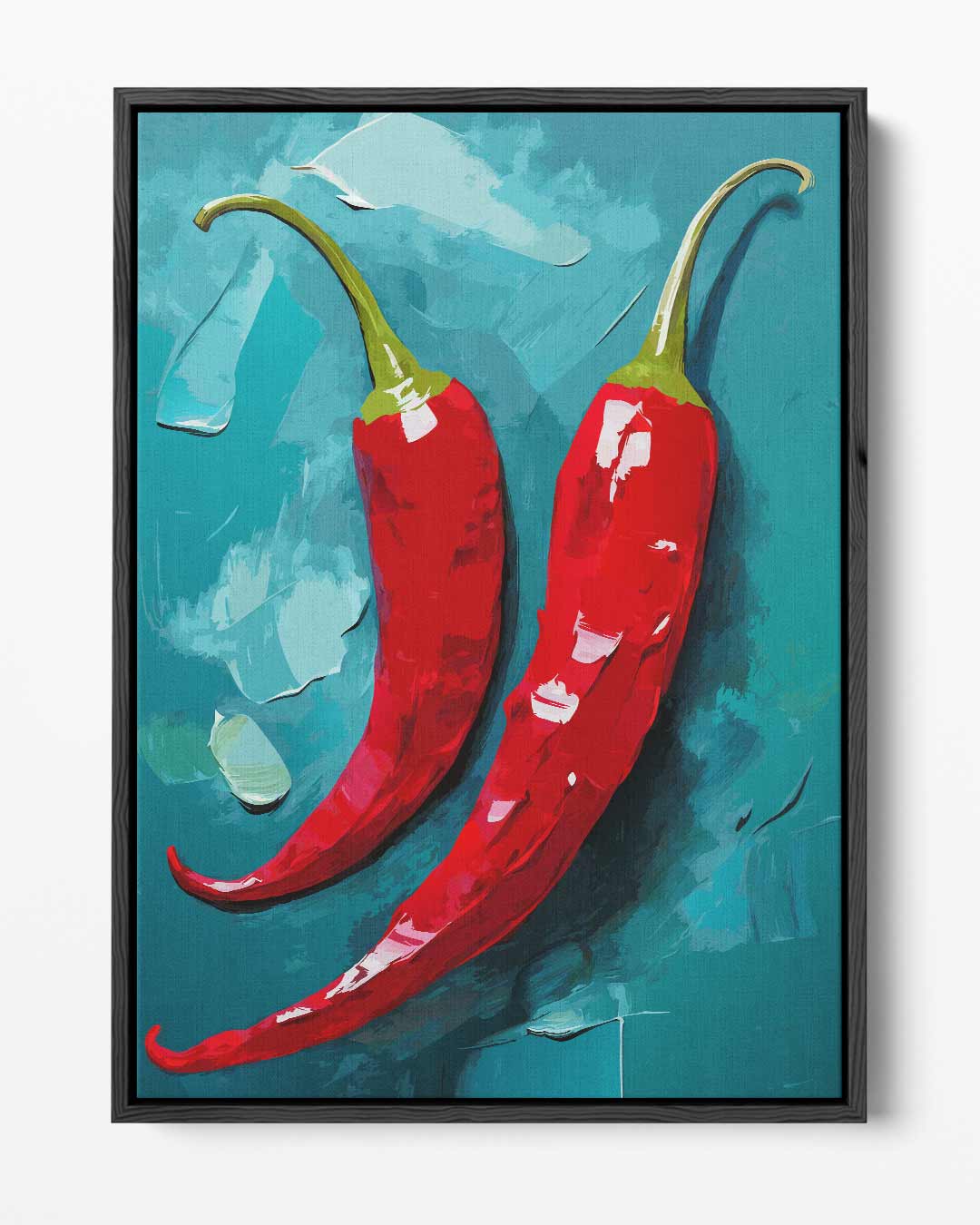 Pittige Peper Passie Kunstwerk-canvas-dibond-plexiglas-wanddecoratie-WallArtistic
