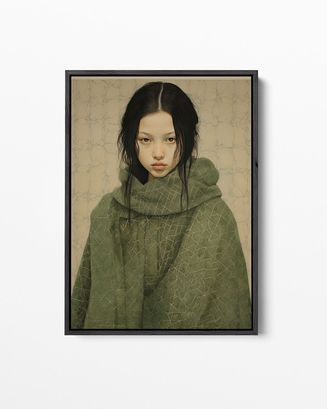 Intrigerend portret Kunstwerk
