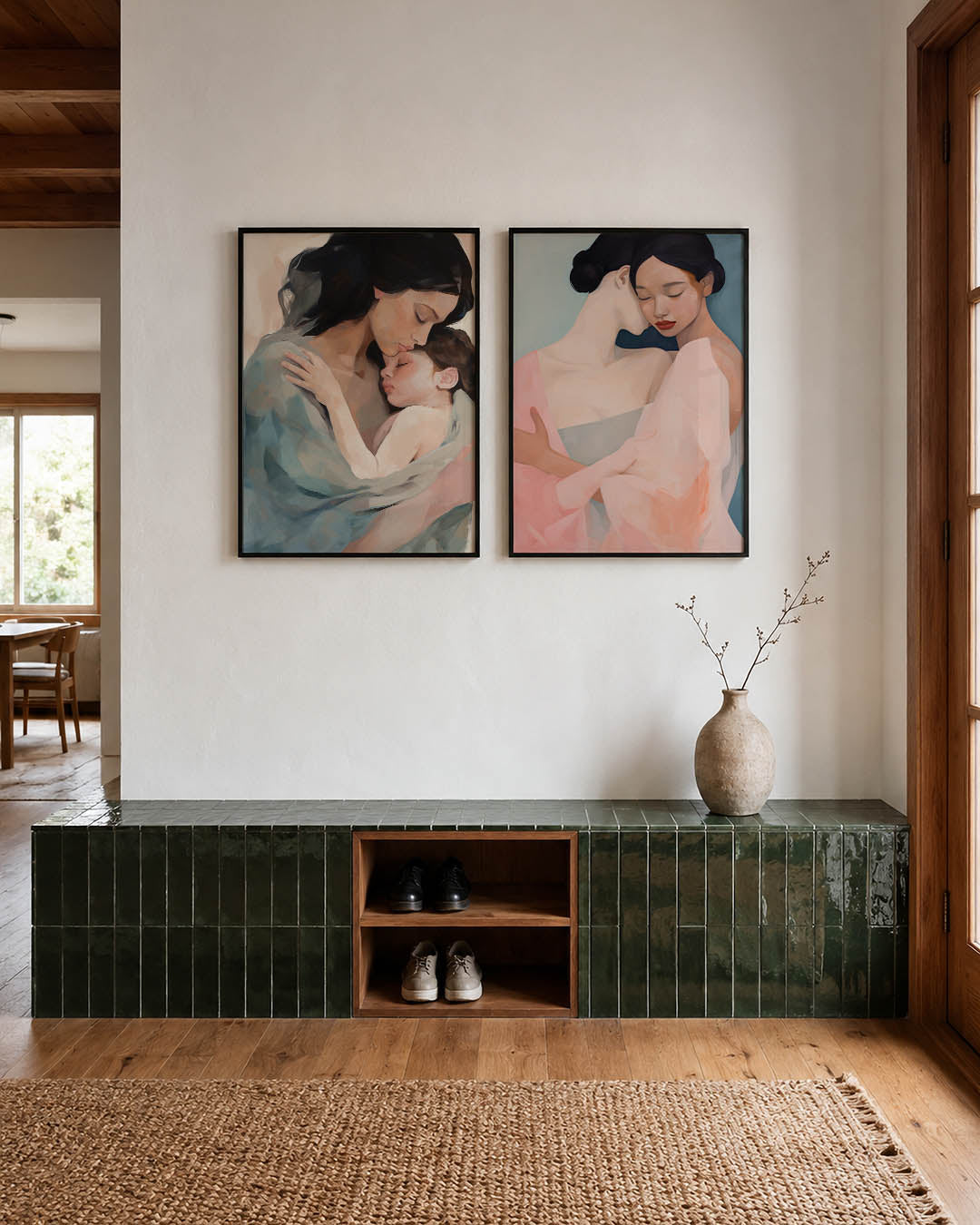 Zachte omhelzing Posterset