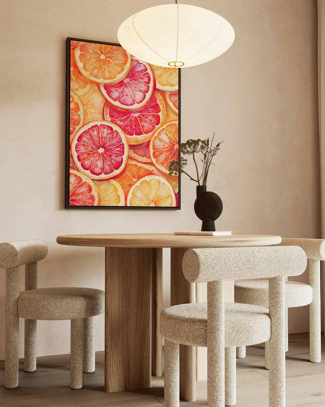 Zonnig Citrusfeest Kunstwerk-canvas-dibond-plexiglas-wanddecoratie-WallArtistic