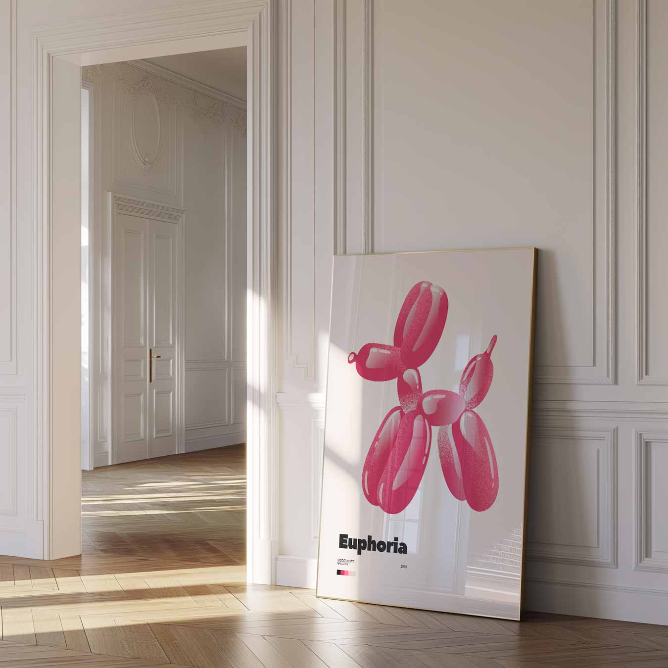 Balloon Hondje Poster