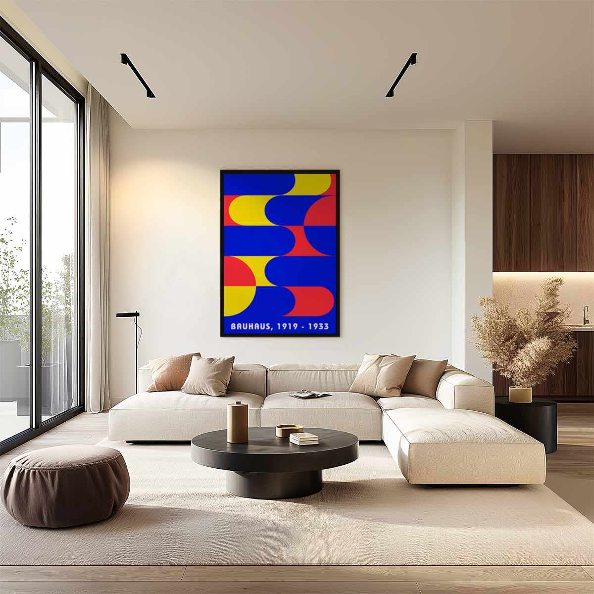 Bauhaus Kleurenpracht Kunstwerk-canvas-dibond-plexiglas-wanddecoratie-WallArtistic