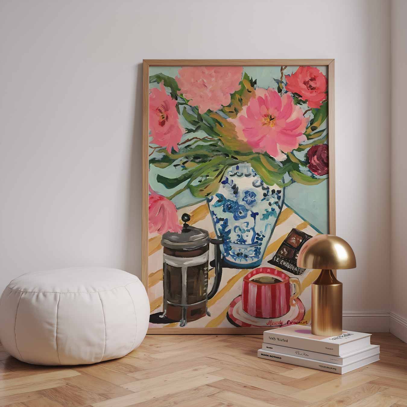 Fleurige Ochtendmomenten Poster