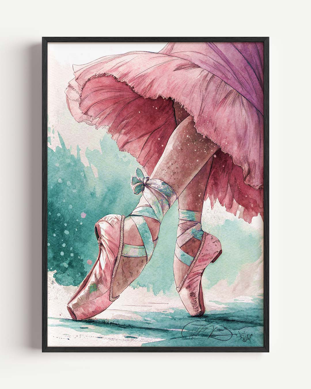 Elegant Ballet Moment Poster