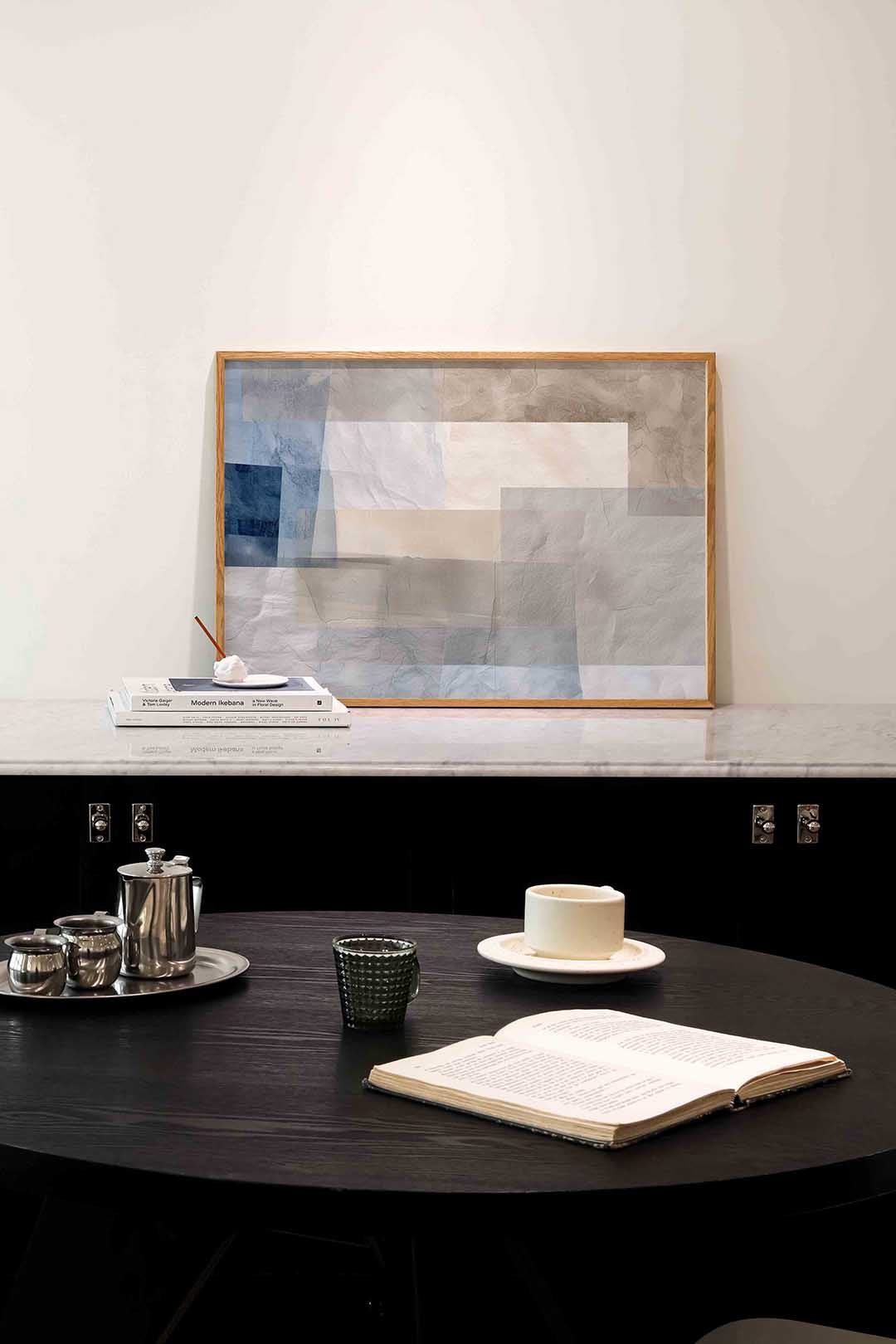 Abstracte lagen Poster