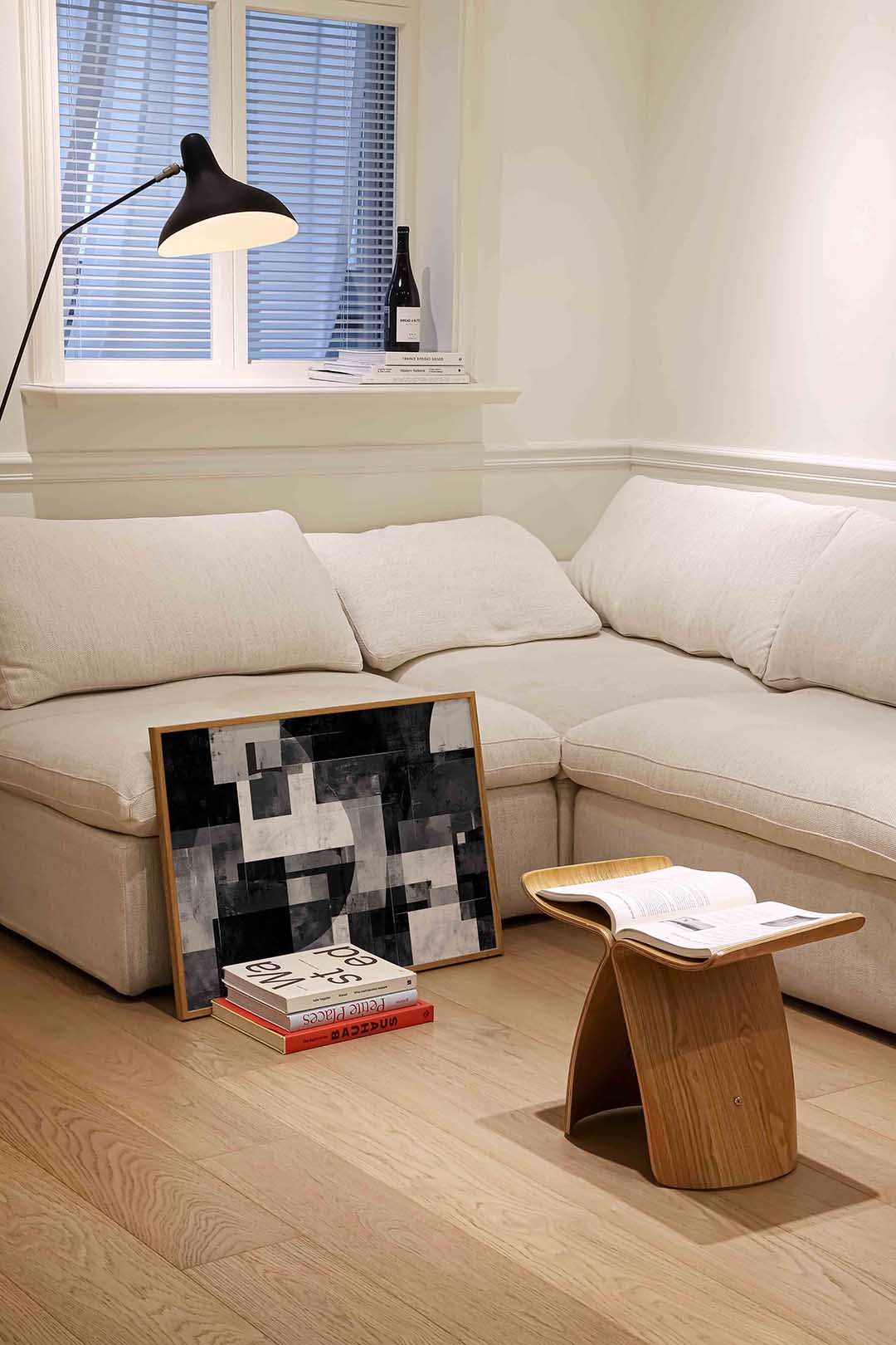 Abstracte zwart wit geometrische Poster