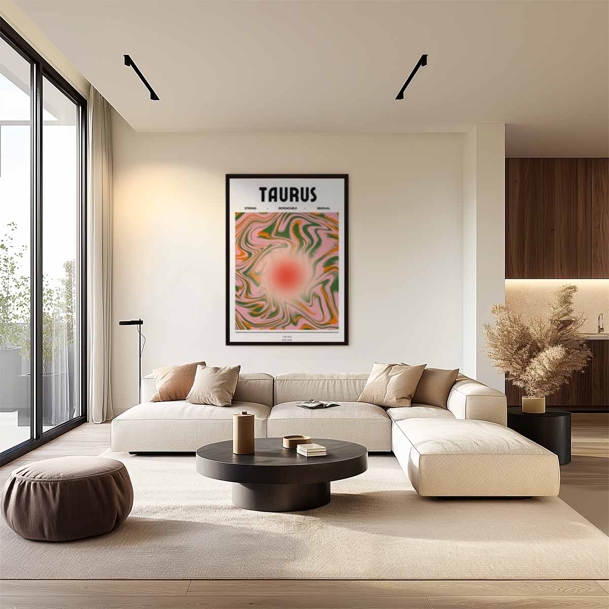 Abstract kunstwerk Kunstwerk-canvas-dibond-plexiglas-wanddecoratie-WallArtistic