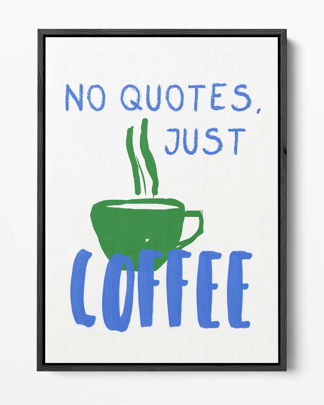 Koffie Uitsmijter Illustratie Kunstwerk-canvas-dibond-plexiglas-wanddecoratie-WallArtistic