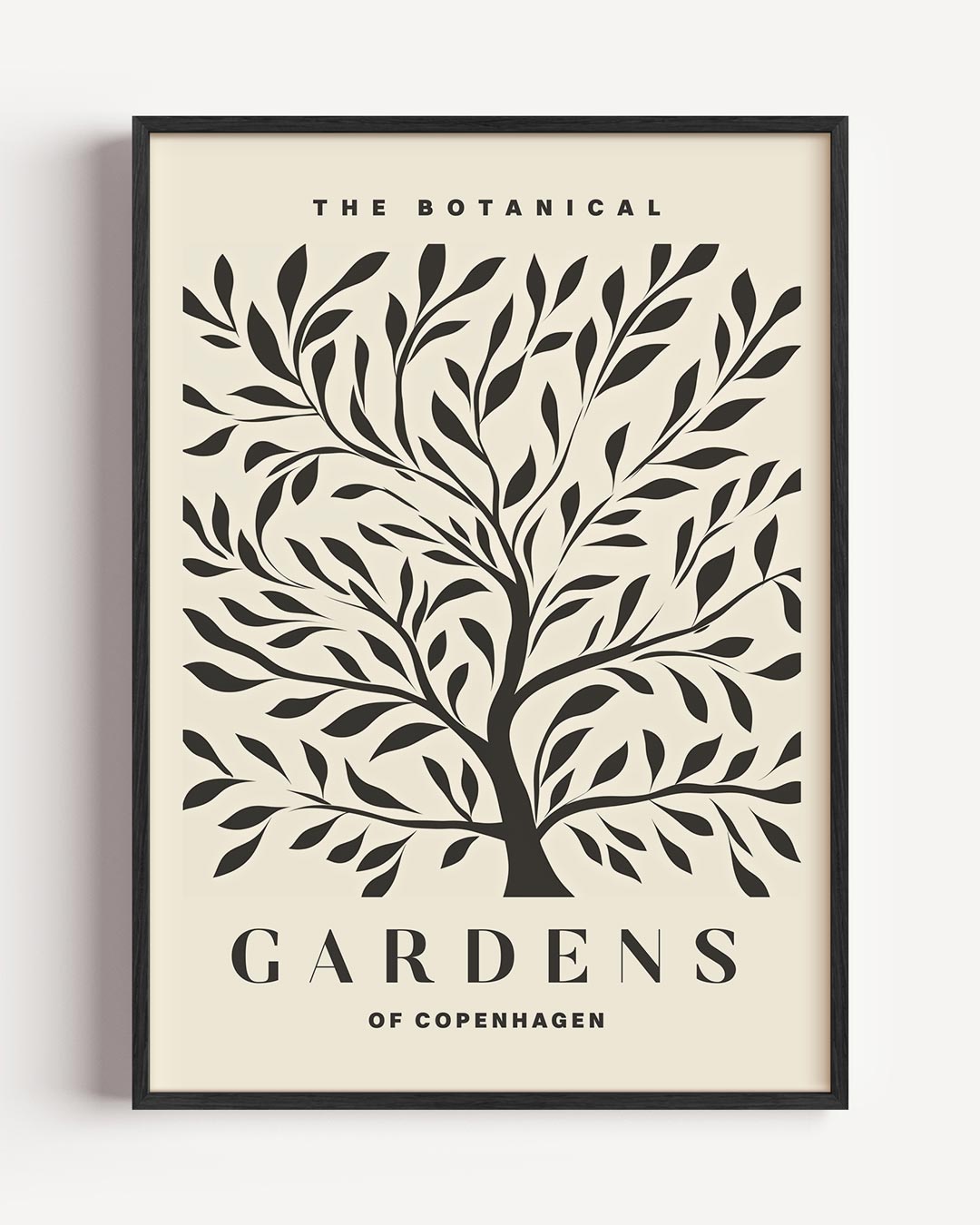 Botanische Tuin Poster Kopenhagen Poster-WallArtistic