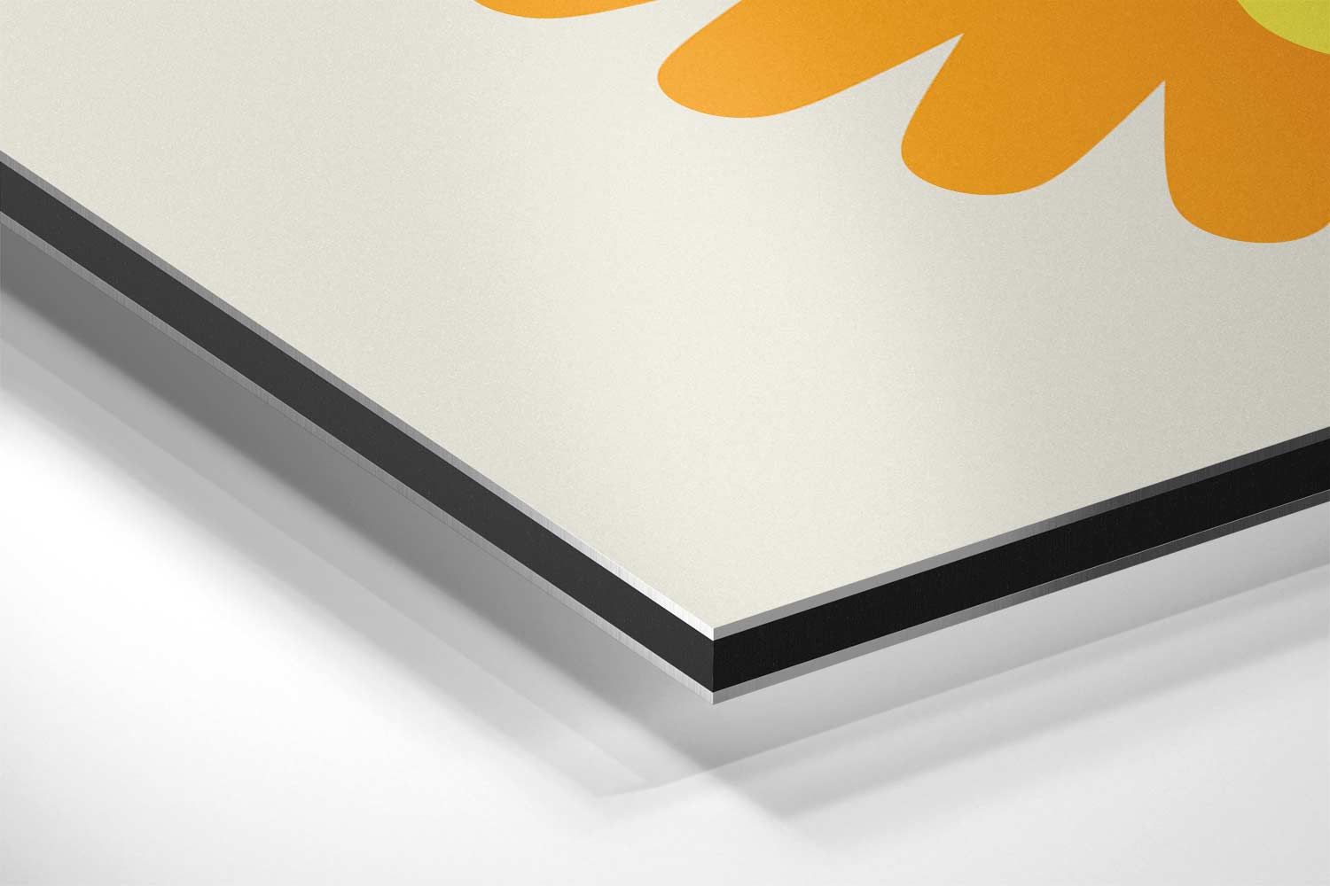 Zonnige Bloemexplosie Kunstwerk-canvas-dibond-plexiglas-wanddecoratie-WallArtistic