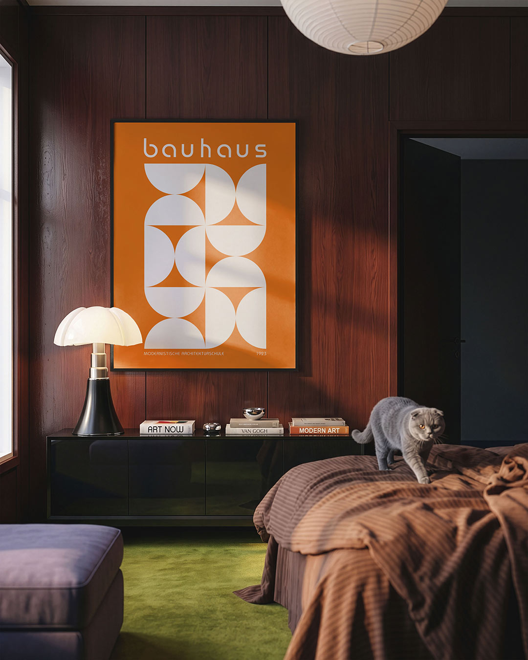 Vormritme en kleur Poster