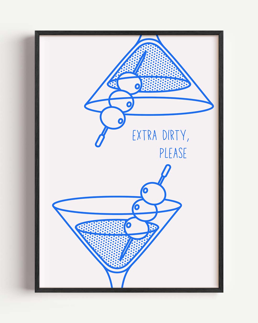 Stijlvolle Martini Poster voor de Cocktail Lover Poster