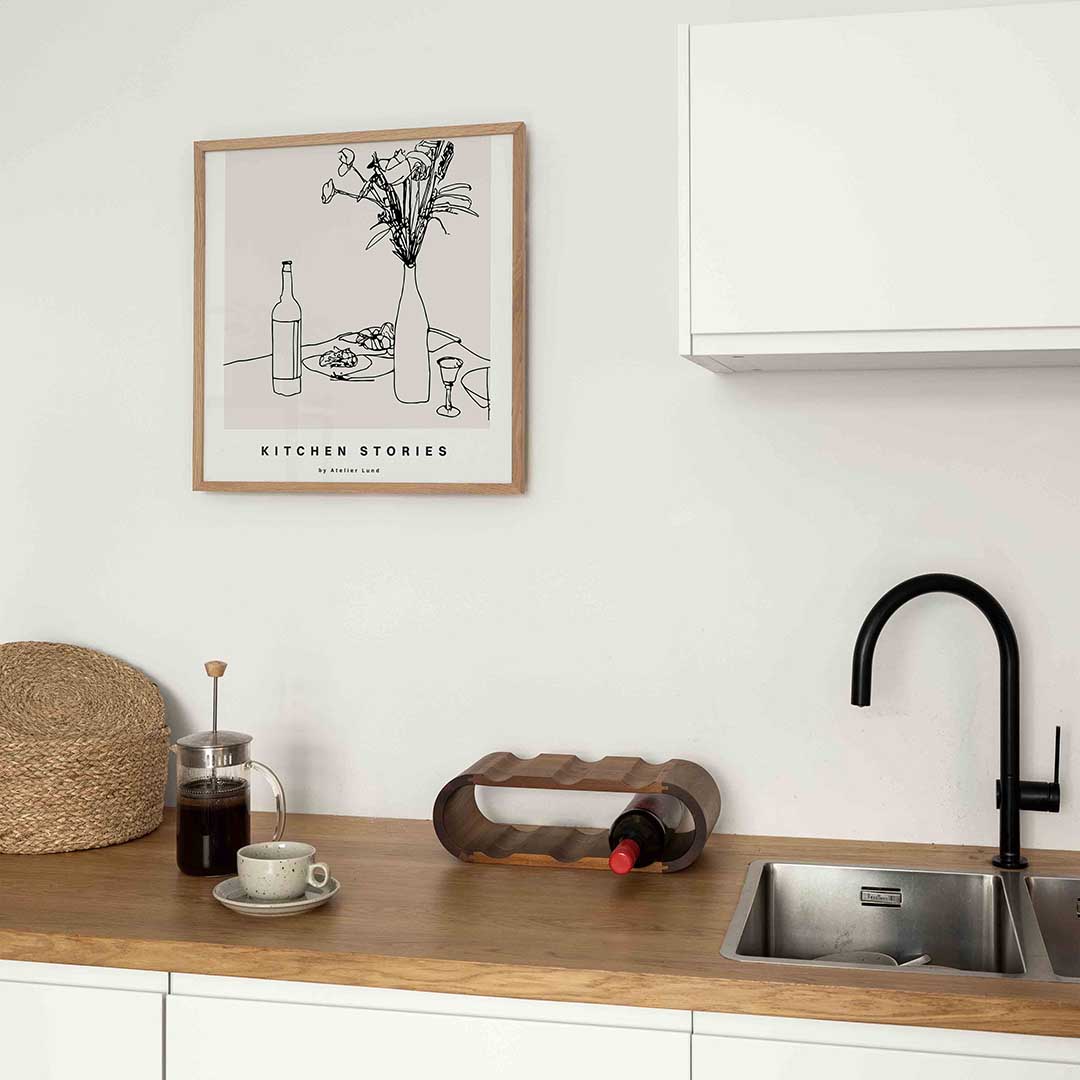 Keuken tafel stilleven Poster