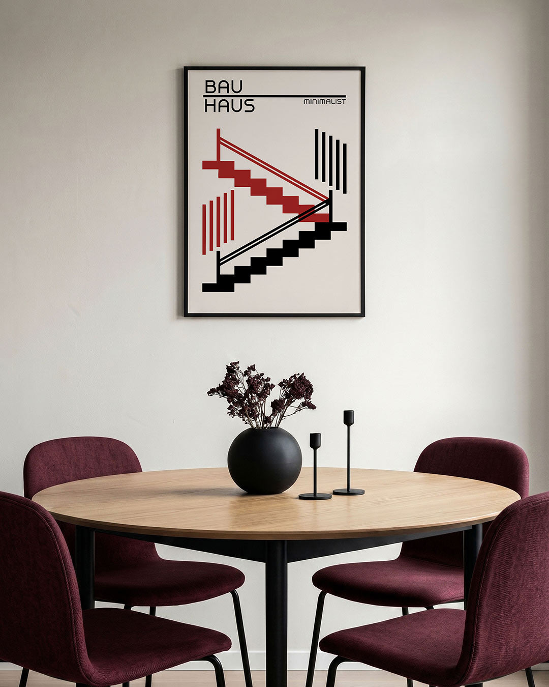 Lijnen en trappen Poster
