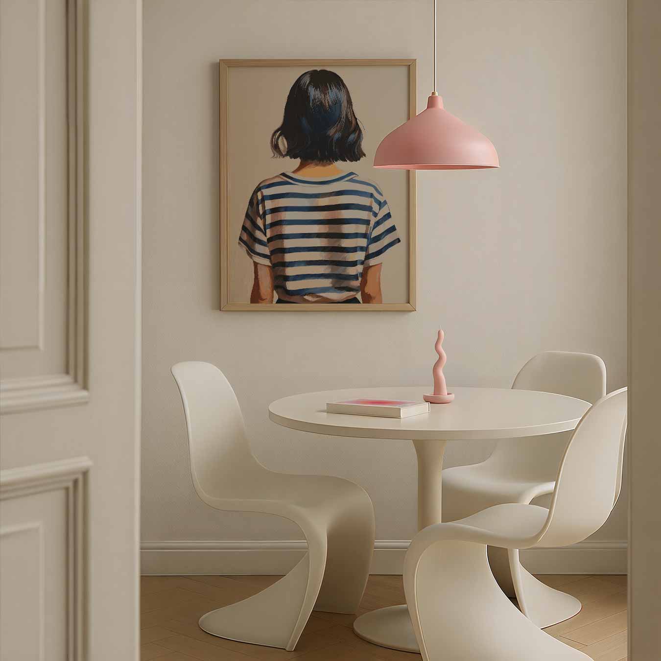Stijlvolle Strepen Art Poster