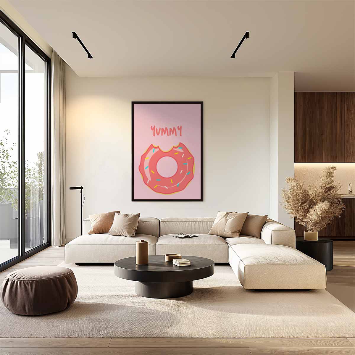 Donut Droom Kunstwerk-canvas-dibond-plexiglas-wanddecoratie-WallArtistic
