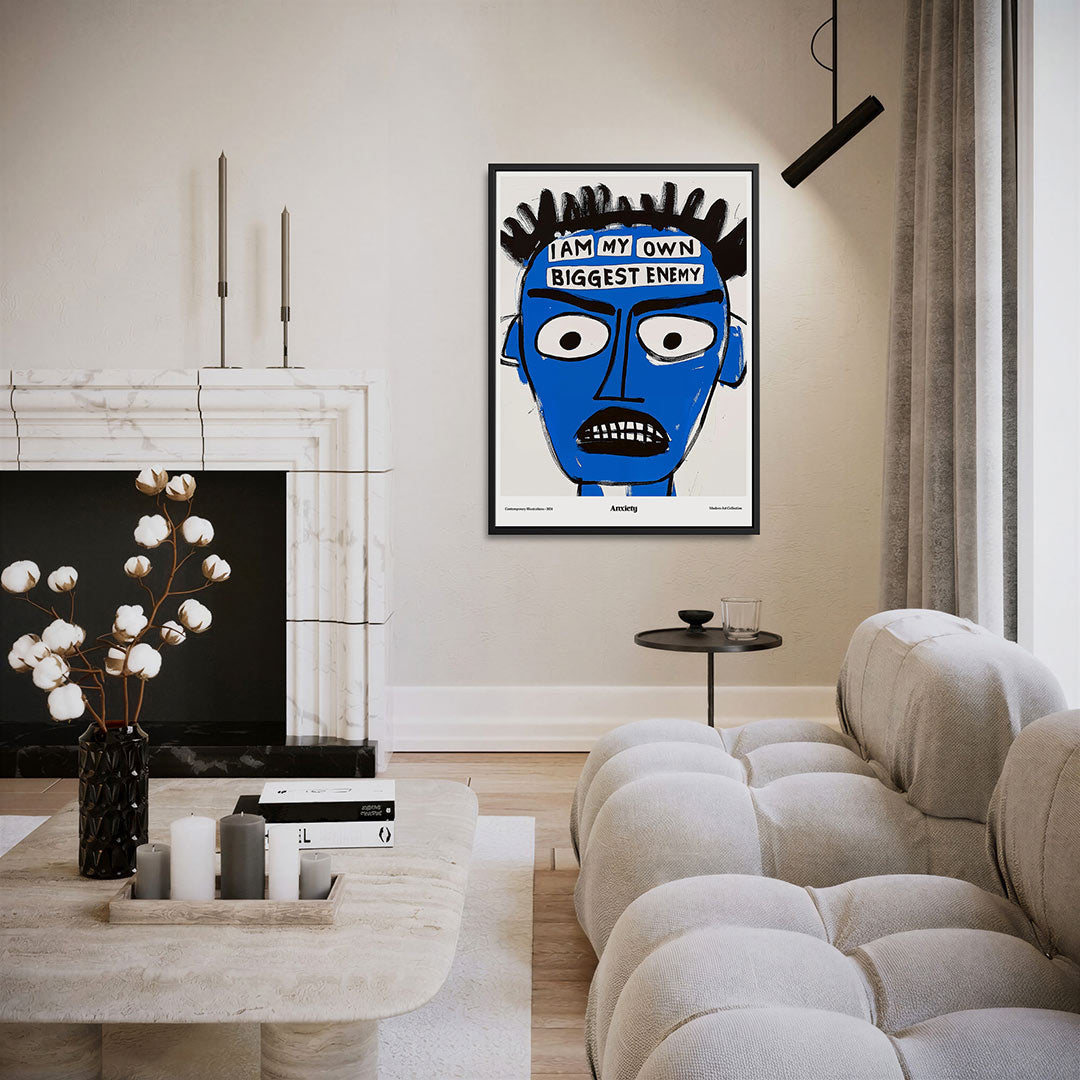 Gezichtsuitdrukking Kunstwerk