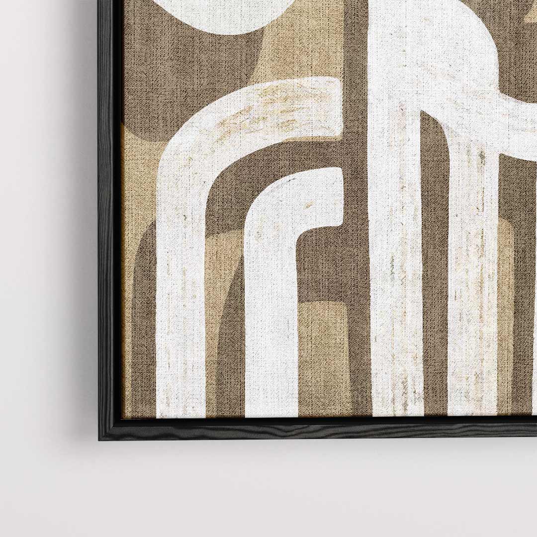 Krachtige Abstracte Patroon Kunstwerk-canvas-dibond-plexiglas-wanddecoratie-WallArtistic