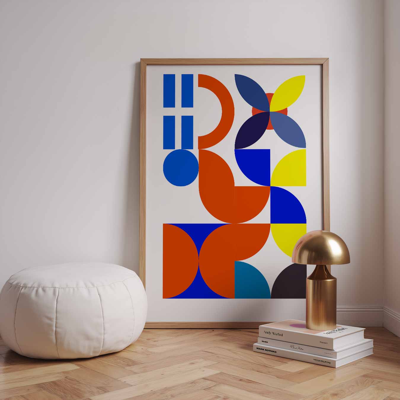 Kleurrijke Geometrische Kunstposter