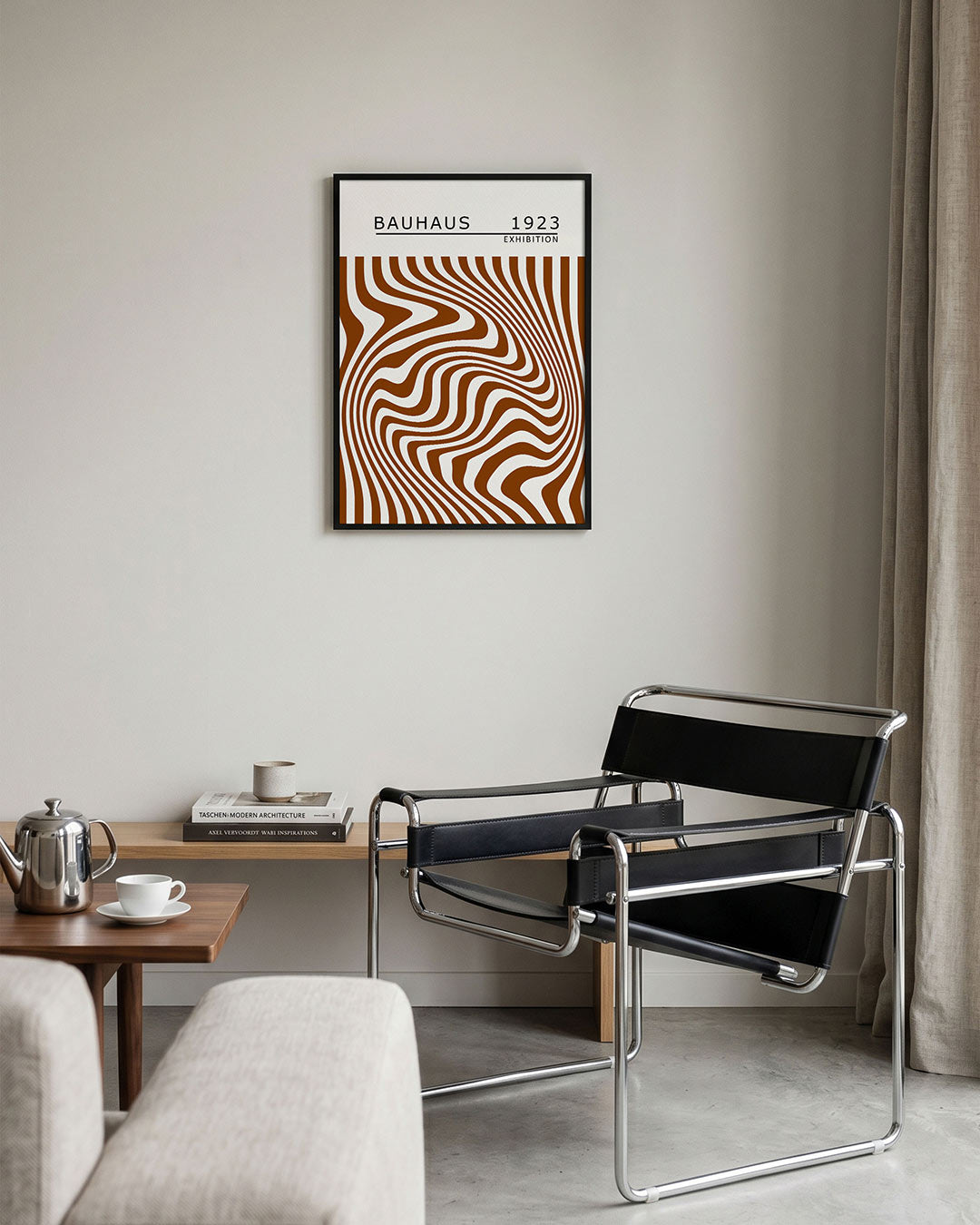 Golvend lijnenspel Poster