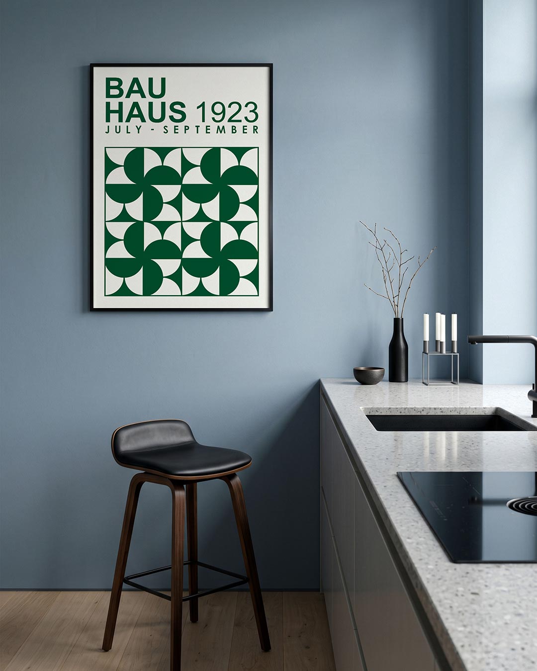Vormritme en kleur Poster