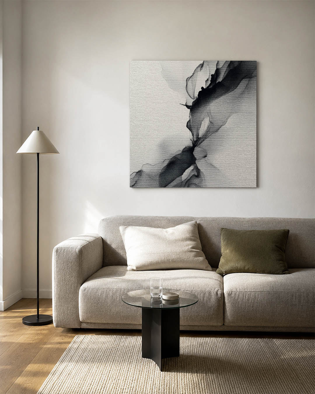 Vloeiende lijnen Kunstwerk