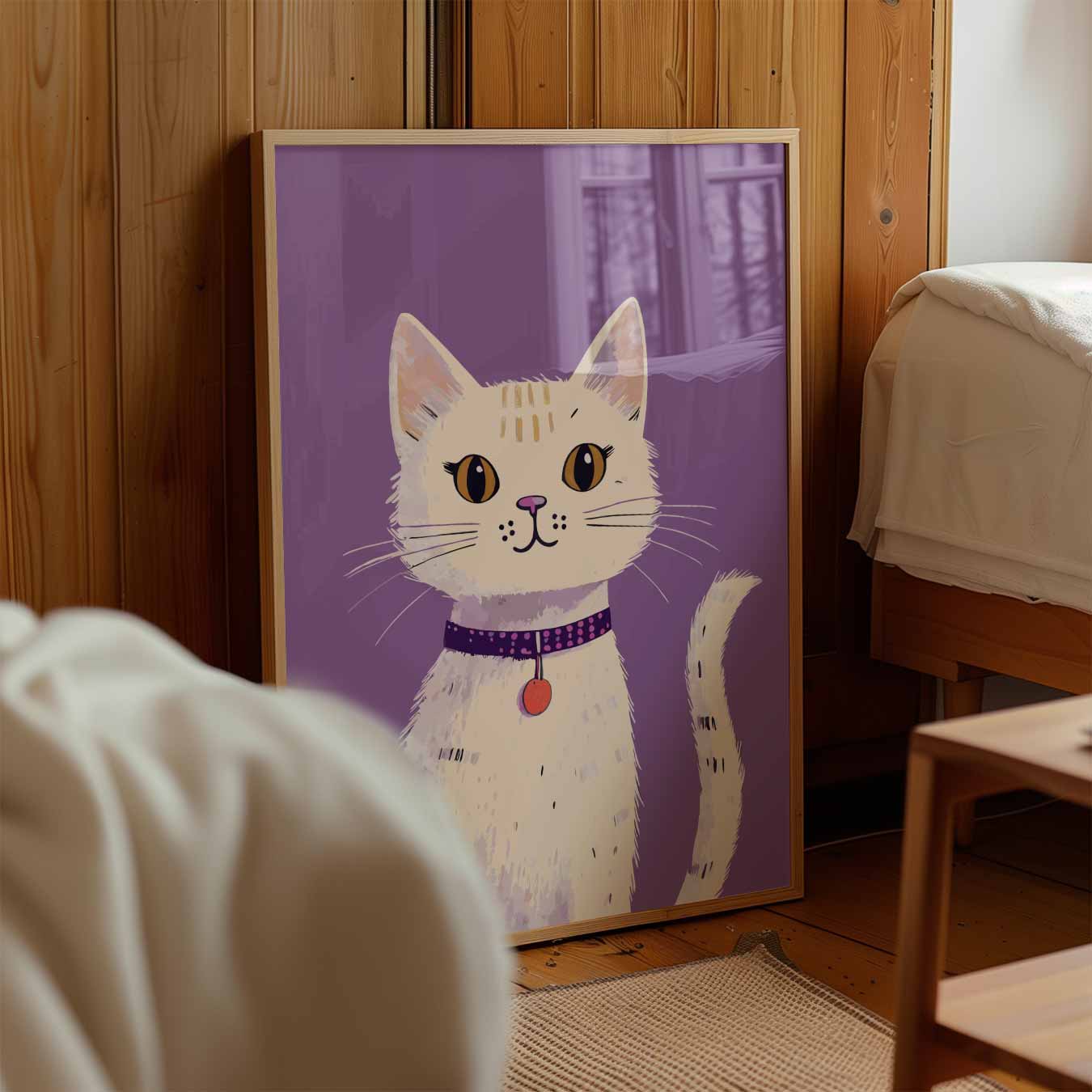 Schattige Kattenvriend Poster