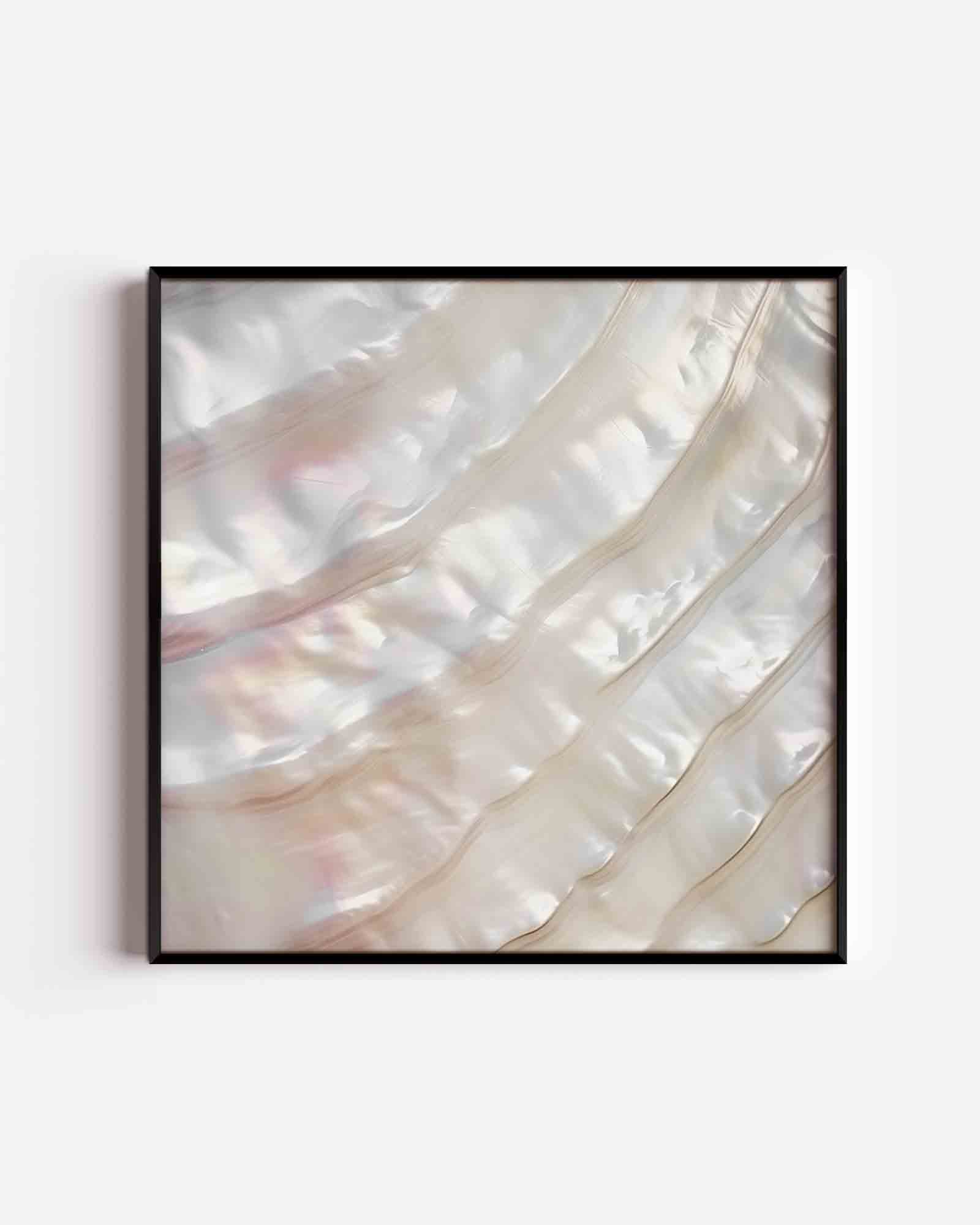 Glanzende parelmoer Poster
