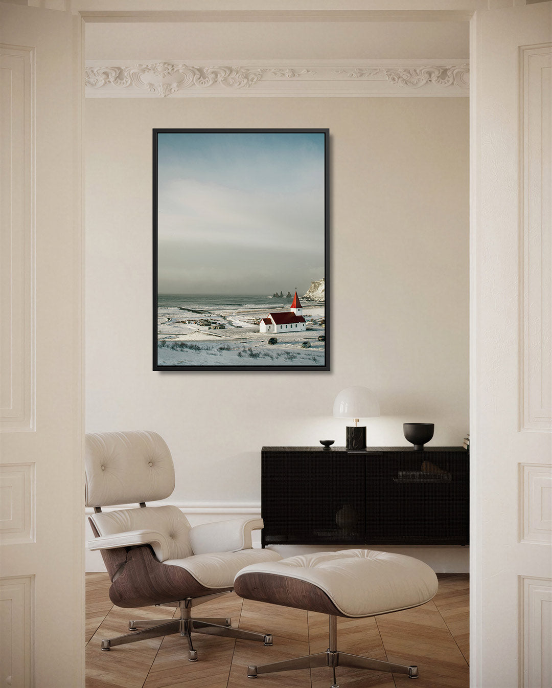 Winterlandschap Kunstwerk