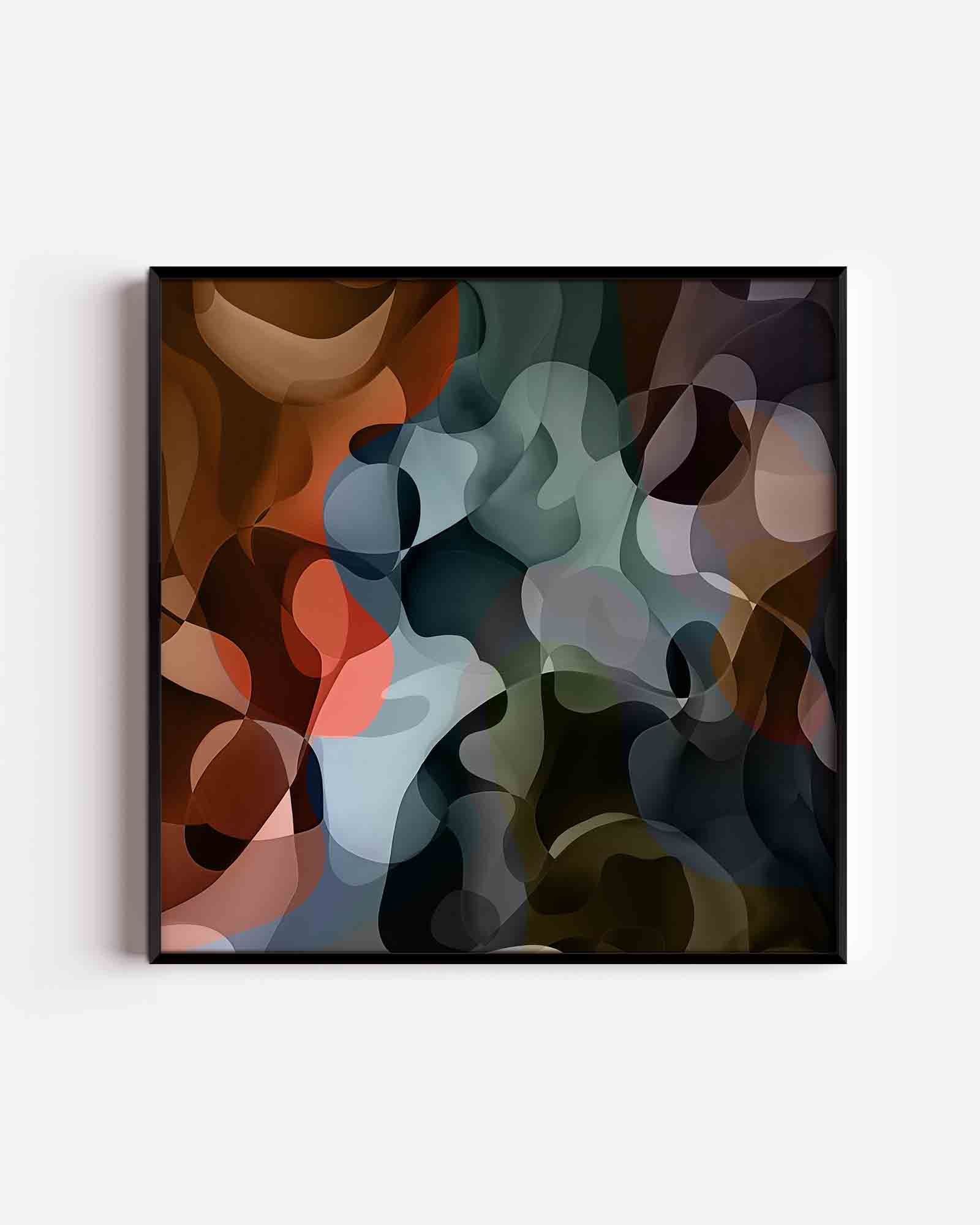 Abstracte vormen Poster
