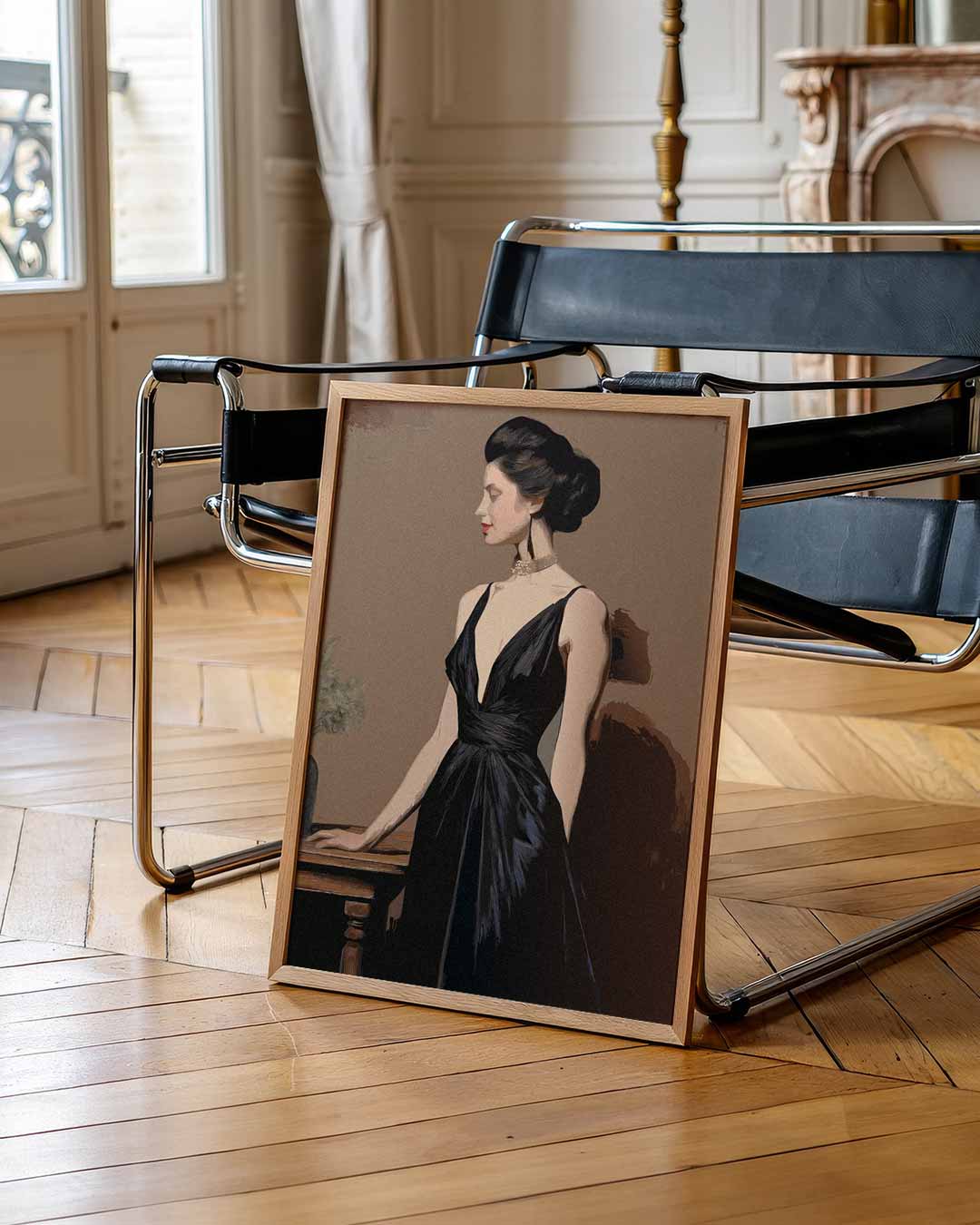 Elegante Vrouwelijke Charme Poster