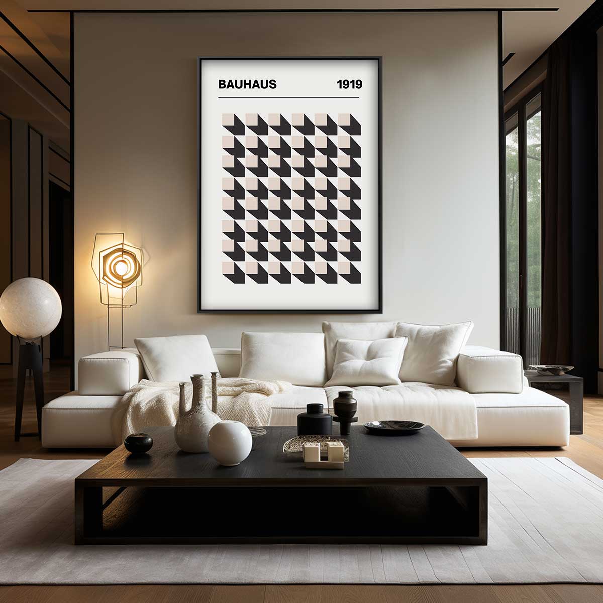 Bauhaus Geometrisch Kunstwerk Kunstwerk