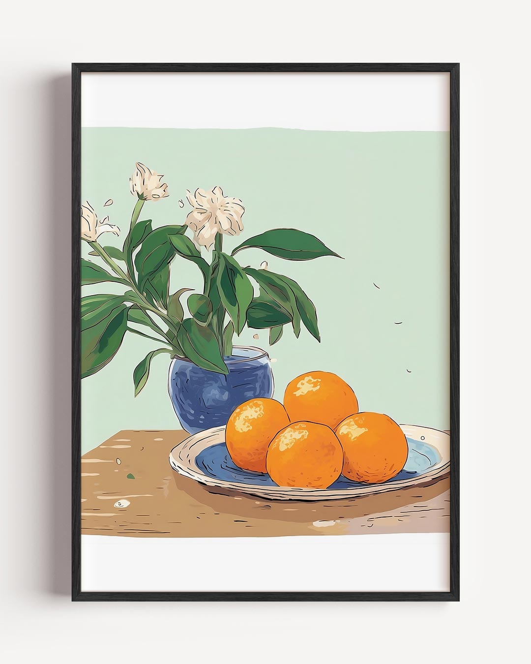 Verfrissende Citrus Stilleven Poster-WallArtistic