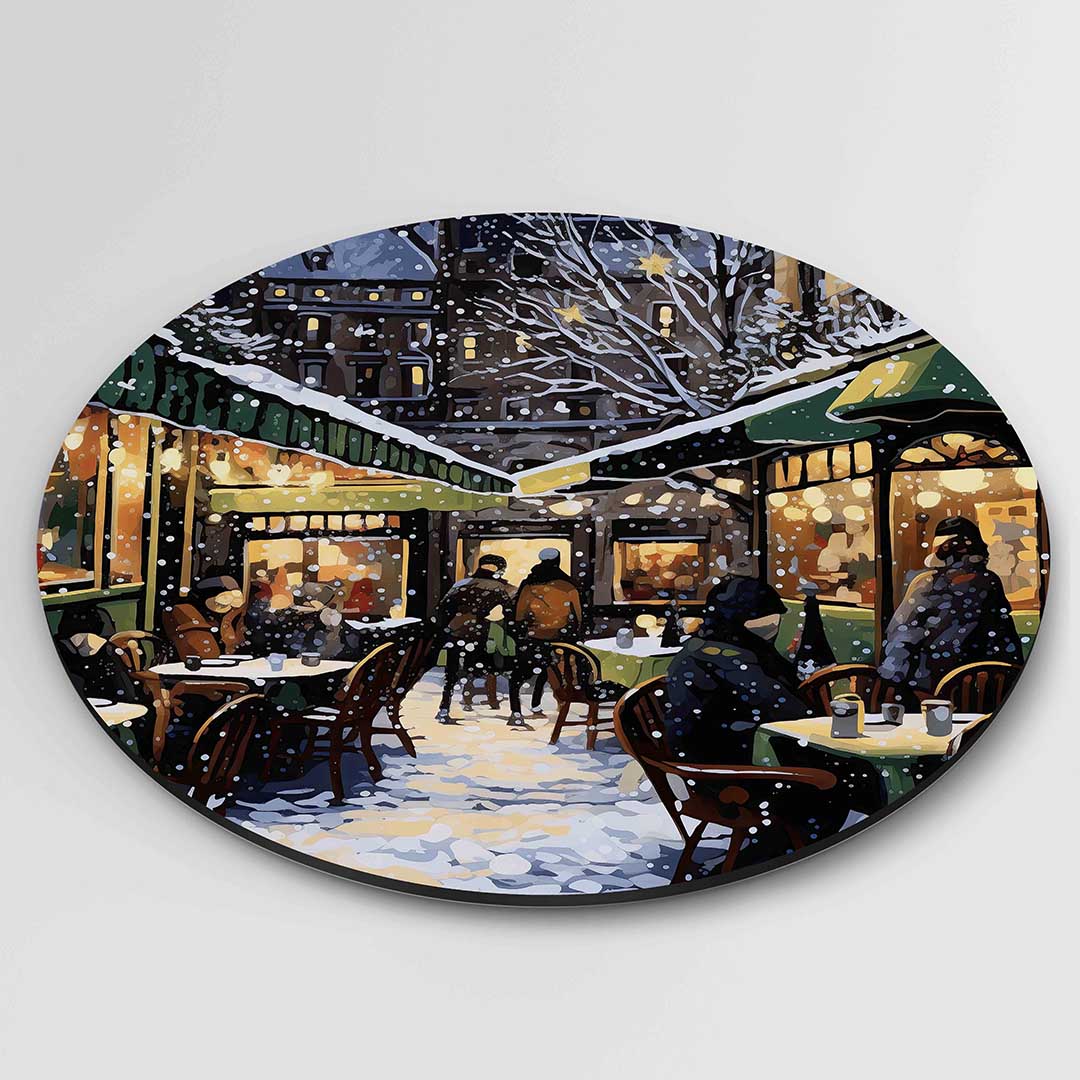 Winteravond terras Muurcirkel