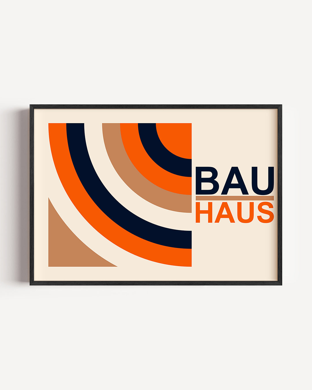 Kleurvlakken en lijnen Poster
