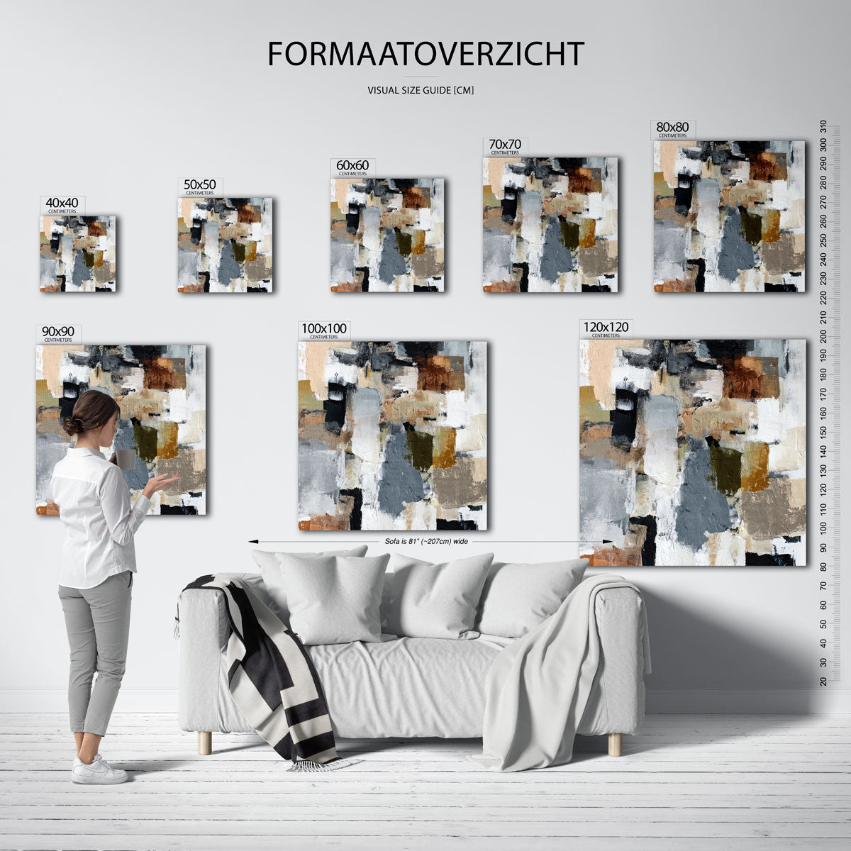 Abstracte vormen Poster