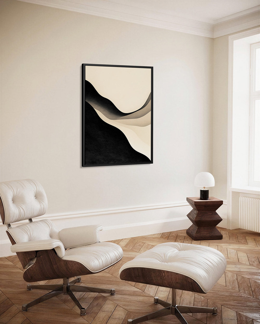 Golvende lijnen Kunstwerk