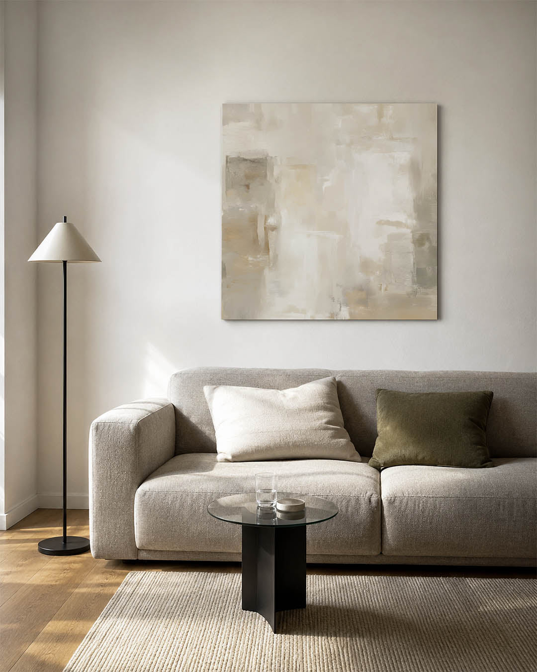 Zachte kleuren harmonie Kunstwerk