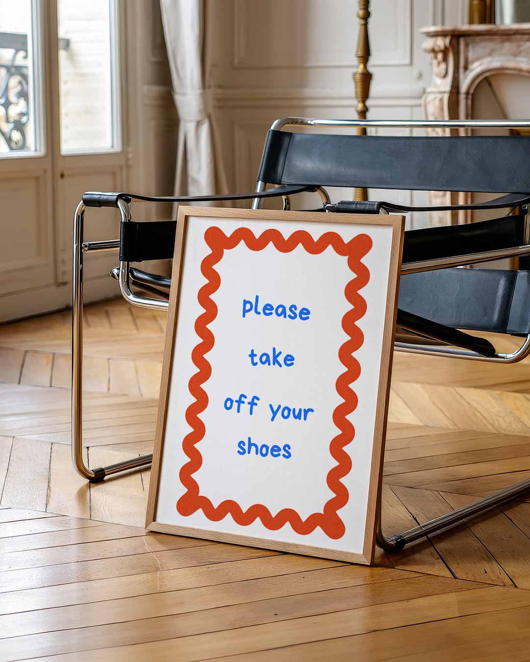 Welkomstposter "Schoenen Uit! Poster