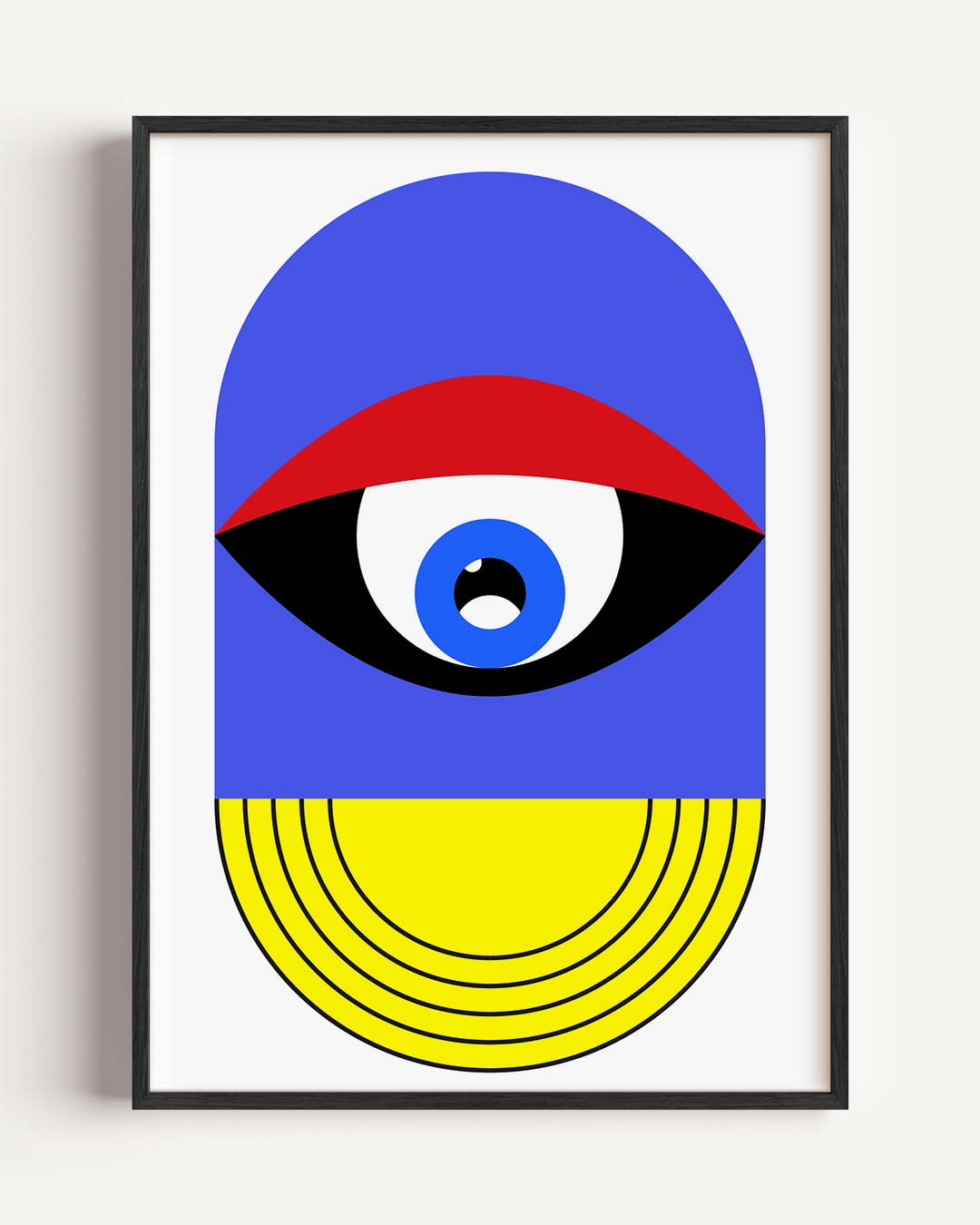 Trendy Geometrische Oogposter