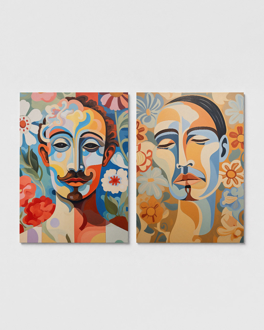 Vorm en kleurenspel Posterset