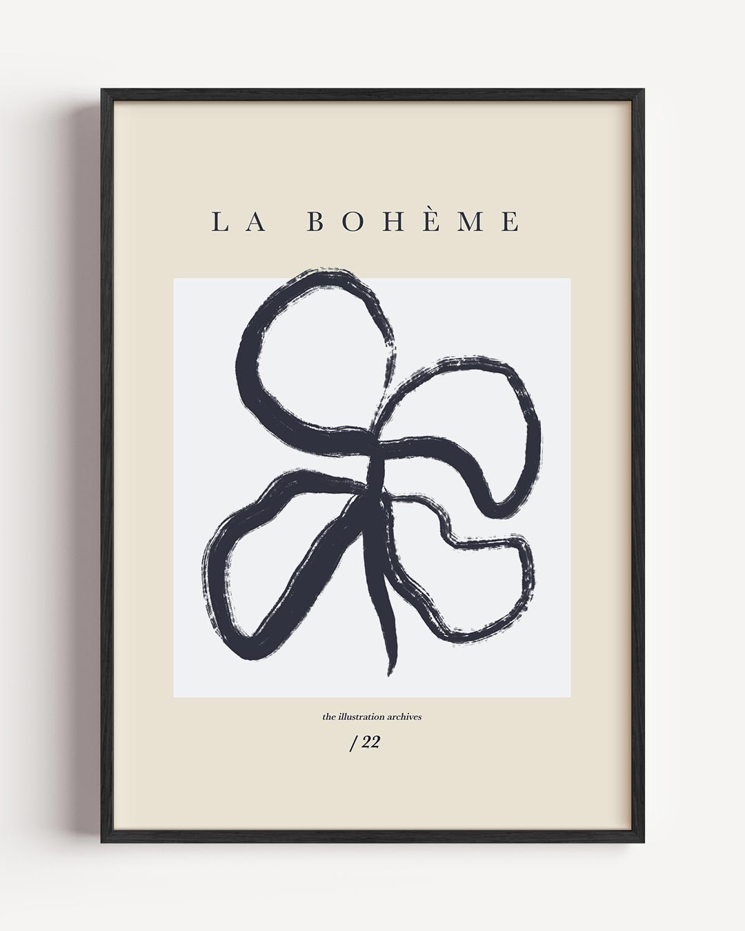 La Bohème Abstracte Bloemenposter-WallArtistic