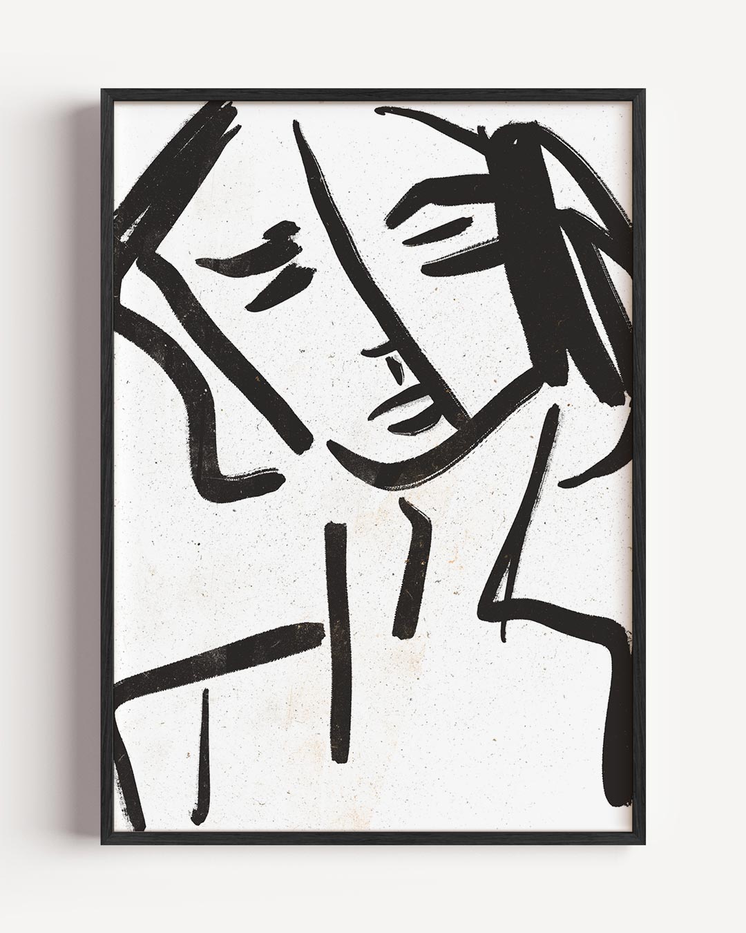 Eigenzinnige Lijntekening Vrouw Poster-WallArtistic