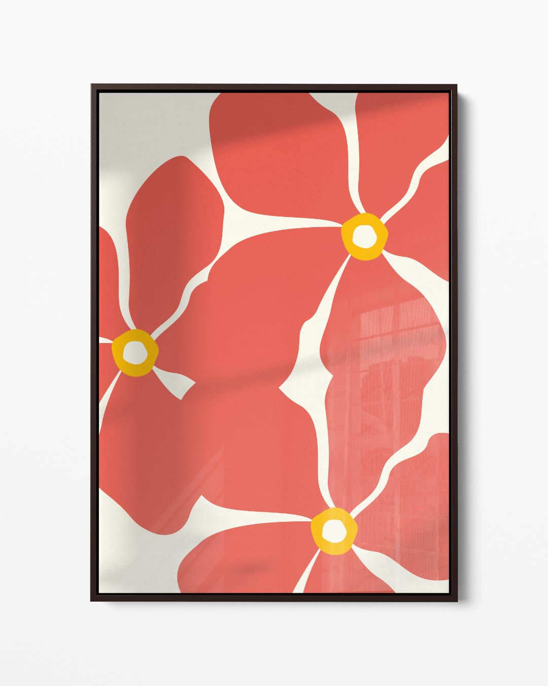 Bloemenexplosie op Canvas Kunstwerk-canvas-dibond-plexiglas-wanddecoratie-WallArtistic